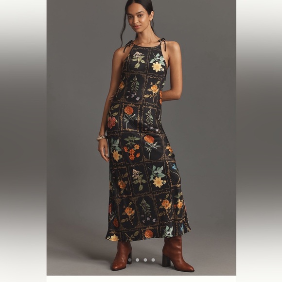 Anthropologie | Dresses | Anthropologie Tieneck Column Midi Dress ...